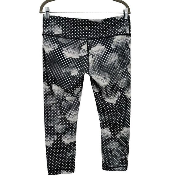 Lululemon Wunder Under Crop Il Dottie Dream Rose Neutral Blush Size 10 - Picture 4 of 10